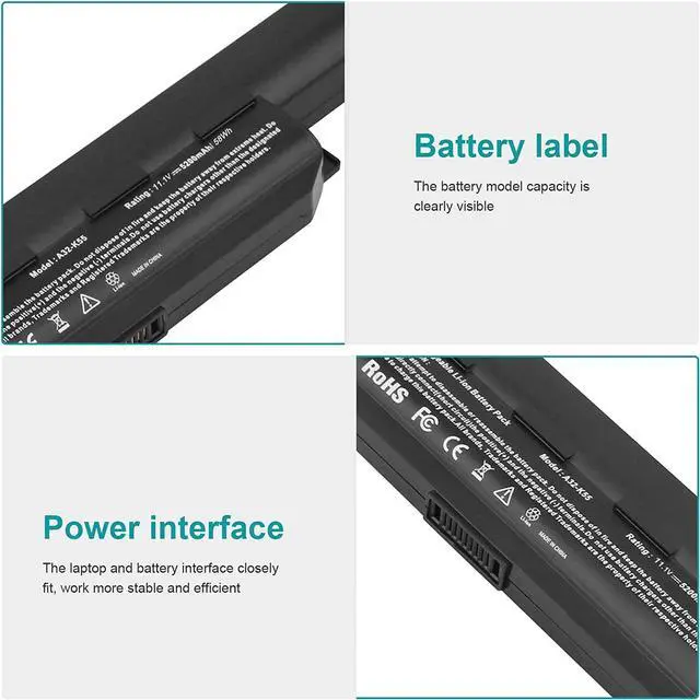 Alt view image 4 of 7 - Fancy Buying A32-K55 Laptop Battery for ASUS A33-K55 A41-K55 A45 A55 A75 F45 F55 F75 K45 K55 K75 R400 R403 R500 R503 R700 R704 U57 X45
