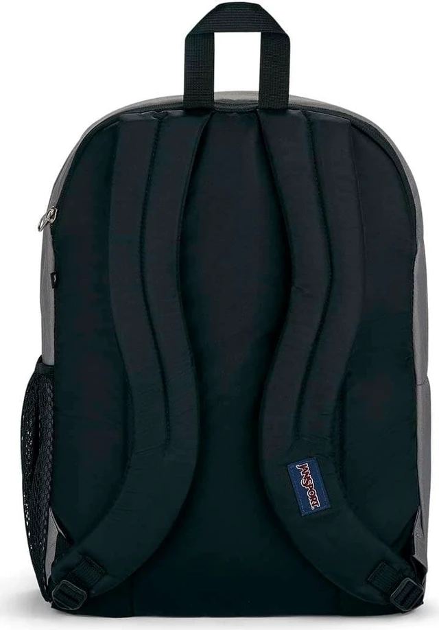 Alt view image 5 of 7 - Laptop Backpack - Computer Bag with 2 Compartments Ergonomic Shoulder Straps 15 Laptop Sleeve Haul Handle - Graphite Grey