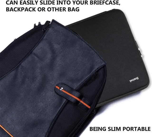 Alt view image 6 of 7 - Laptop Sleeve 15.6 Inch Durable Shockproof Protective Cover Compatible with HP    Notebook Computer Black