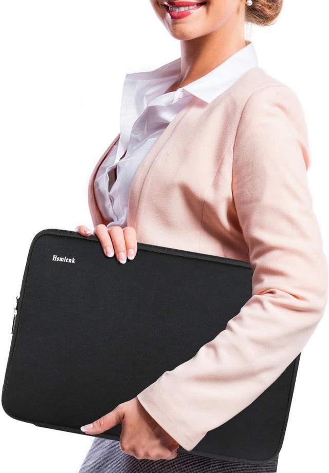 Alt view image 7 of 7 - Laptop Sleeve 15.6 Inch Durable Shockproof Protective Cover Compatible with HP    Notebook Computer Black