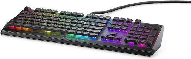 Alt view image 4 of 5 - Alienware Low-Profile RGB Gaming Keyboard AW510K: Alienfx Per Key RGB LED - Media CONTROLS & USB Passthrough - Cherry MX Low Profile Red Switches