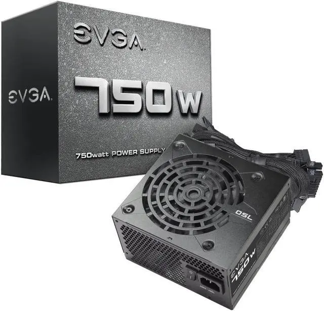 Main image of EVGA 750 N1, 750W, 2 Year Warranty, Power Supply 100-N1-0750-L1