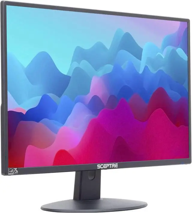 Alt view image 3 of 6 - Sceptre 20" 1600 x 900 75Hz LED Monitor 2X HDMI VGA Built-in Speakers, sRGB 99% Machine Black (E209W-16003RT Series)