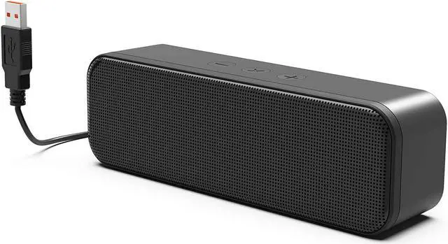 Main image of LIELONGREN [Newer] USB Computer Speaker for Desktop, Laptop Speaker, PC Speaker, Small Computer Soundbar with Hi-Quality Sound, Loud Volume, Rich Bass, Volume Control