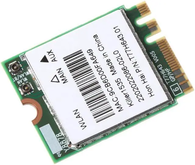 Alt view image 2 of 6 - ZHIJIADA 4.1 Version Bluetooth Killer 1535 1525 QCNFA364A AC M.2 WIFI Card Adapter for MSI GT72/GS60 for Dell