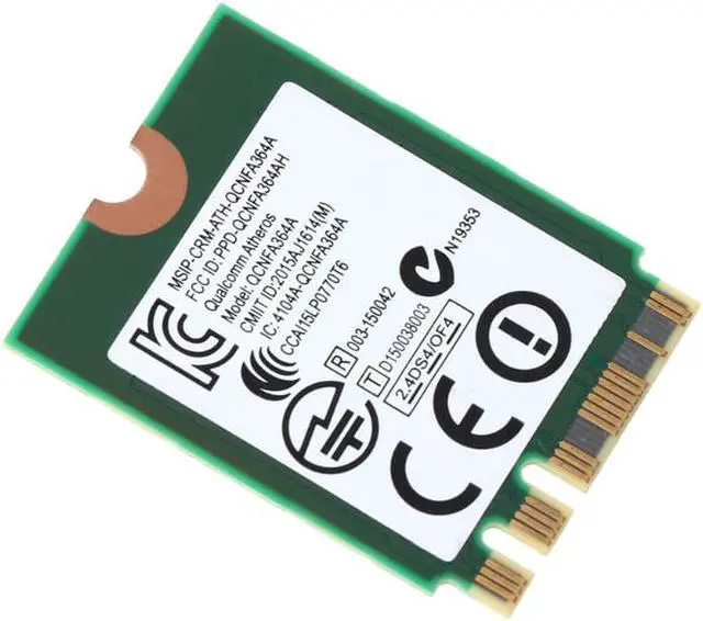 Alt view image 5 of 6 - ZHIJIADA 4.1 Version Bluetooth Killer 1535 1525 QCNFA364A AC M.2 WIFI Card Adapter for MSI GT72/GS60 for Dell