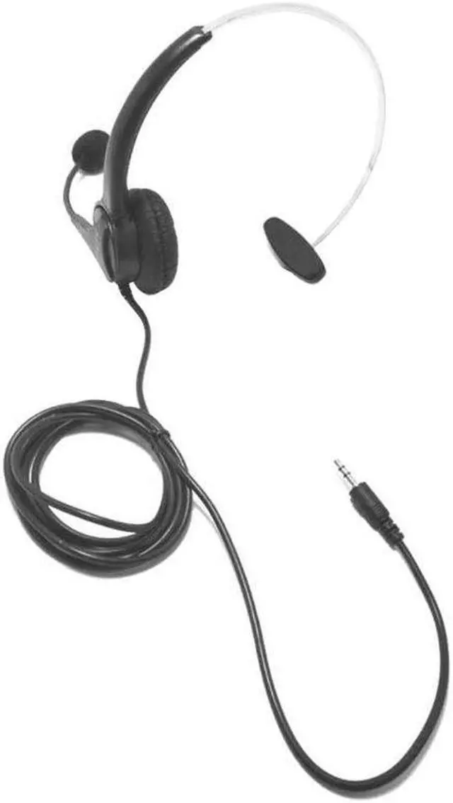 Alt view image 2 of 5 - Center Headset with Microphone 3.5MM Plug Telephone Voice Interphone Headphone for Computer PC Game Volume Control
