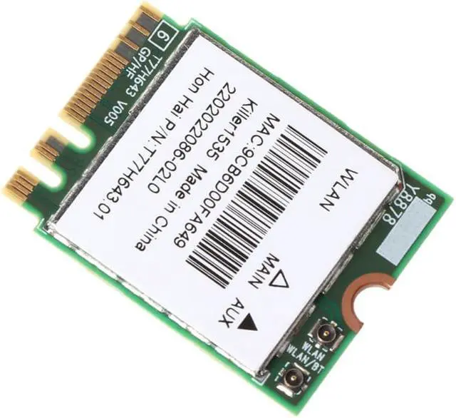 Alt view image 4 of 6 - ZHIJIADA 4.1 Version Bluetooth Killer 1535 1525 QCNFA364A AC M.2 WIFI Card Adapter for MSI GT72/GS60 for Dell