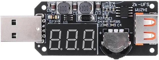 Alt view image 3 of 5 - 3pcs 5V USB Cooling Fan Governor LED Dimming Module Low Power Timer Board without Shell