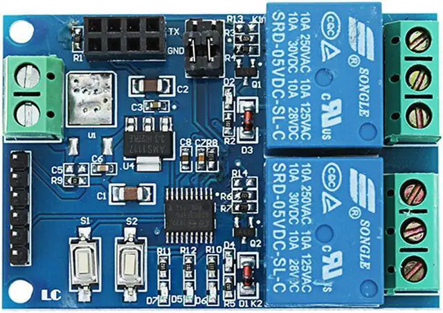 Alt view image 7 of 7 - 3pcs 5V ESP8266 Dual WiFi Relay Module Internet Of Things Smart Home Mobile APP Remote Switch - OEM