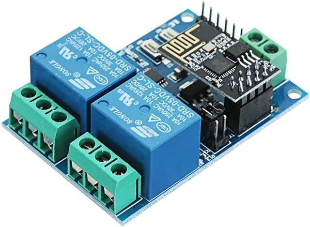 Main image of 3pcs 5V ESP8266 Dual WiFi Relay Module Internet Of Things Smart Home Mobile APP Remote Switch - OEM