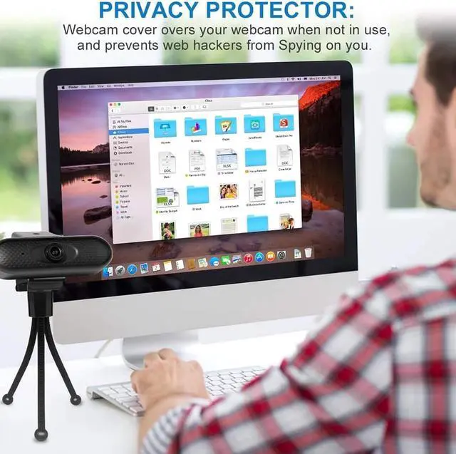 Alt view image 3 of 6 - Full HD 1080P Webcam USB Pc Computer Camera with Microphone Driver-free Video Webcam for Online Teaching Live Broadcast