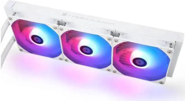 Alt view image 3 of 5 - Aqua Elite Thermalright  360 White ARGB sync Water Cooling CPU Cooler, three 120mm PWM Fans, S-FDB Bearings, Suitable for AMD/AM4 AM5, Intel LGA115X/1200/1700/2011/2066