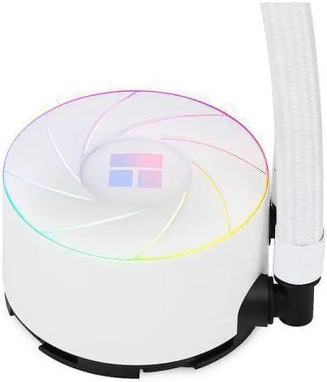 Alt view image 4 of 5 - Aqua Elite Thermalright  360 White ARGB sync Water Cooling CPU Cooler, three 120mm PWM Fans, S-FDB Bearings, Suitable for AMD/AM4 AM5, Intel LGA115X/1200/1700/2011/2066