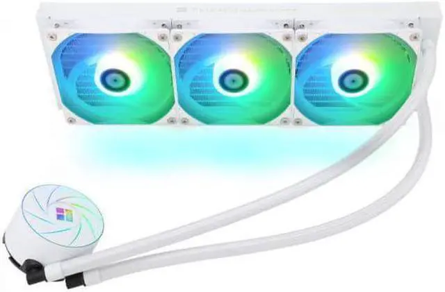 Alt view image 2 of 5 - Aqua Elite Thermalright  360 White ARGB sync Water Cooling CPU Cooler, three 120mm PWM Fans, S-FDB Bearings, Suitable for AMD/AM4 AM5, Intel LGA115X/1200/1700/2011/2066