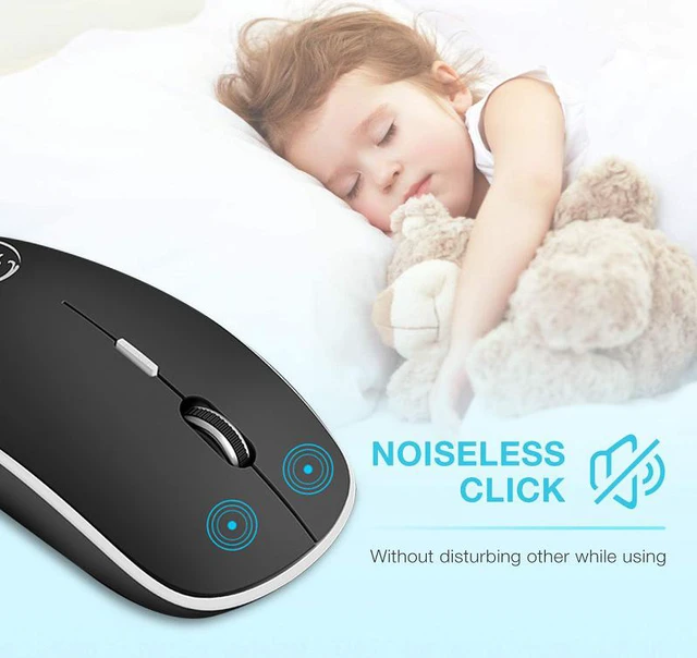 Alt view image 4 of 7 - Silent Wireless Mouse 1600DPI USB Mouse Computer Mouse for Laptop Silent Ergonomic Mause Laptop Accessories PC Mice Gamer Mause