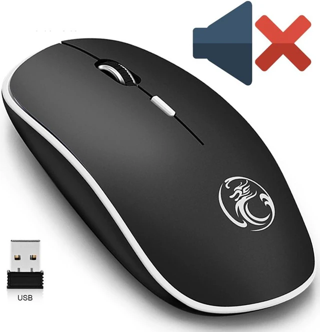 Main image of Silent Wireless Mouse 1600DPI USB Mouse Computer Mouse for Laptop Silent Ergonomic Mause Laptop Accessories PC Mice Gamer Mause