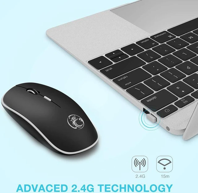 Alt view image 6 of 7 - Silent Wireless Mouse 1600DPI USB Mouse Computer Mouse for Laptop Silent Ergonomic Mause Laptop Accessories PC Mice Gamer Mause