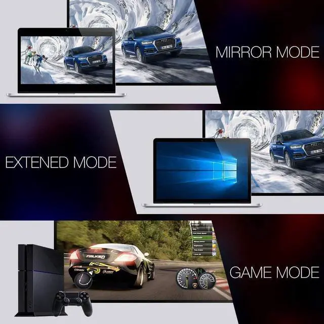 Alt view image 7 of 7 - 10ft/3M DisplayPort to HDMI Cable,  [4K UHD] Uni-Directional Nylon Braided Gold-Plated DP to HDMI Cord Display Port to HDMI Male Connector -10 Feet