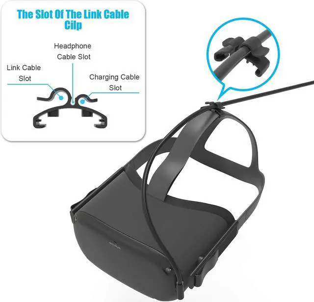 Alt view image 5 of 7 - Compatible with Oculus Quest 2 VR Headset Link Cable (16.4FT/5M), Suitable for Oculus Quest 1/Quest 2 / VR Headset Cable Compatible for Gaming PC and Type C Charger