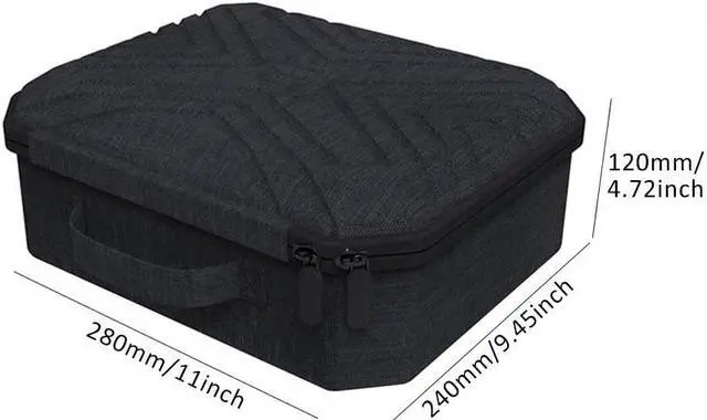 Alt view image 7 of 7 - Carry Case for Oculus Quest 2 All-in-one VR Gaming Headset - Oculus Quest 2 Hard Travel case, Virtual Reality Protective Bag, Shock-Dust-Water Proof