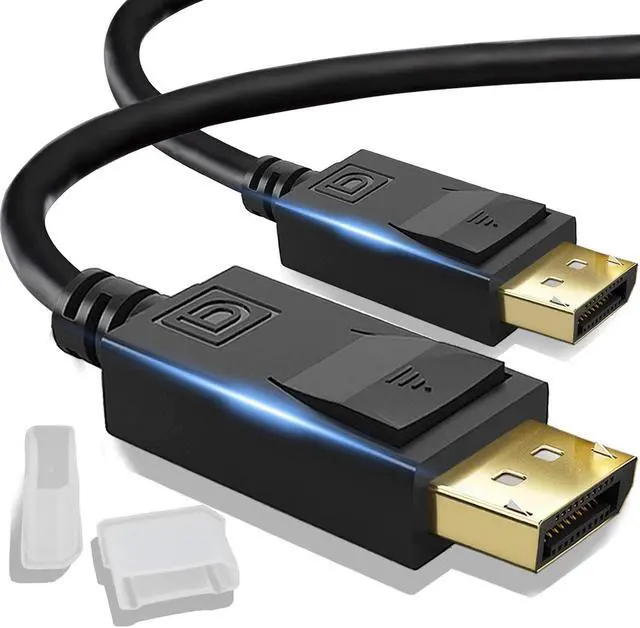 Main image of 8K DisplayPort Cable 1.4 3.3ft / 1M, DP 1.4 to DP 1.4 Cable Support 8K @60Hz, 4K @144Hz,32.4Gbps, HBR3, HDR, for PC, TV, Laptop, DisplayPort to DisplayPort Cable (3.3 Feet)