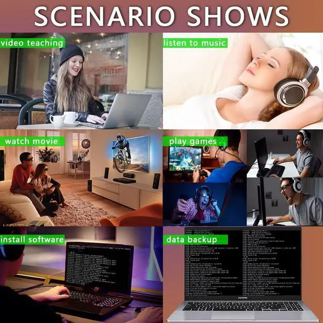 Alt view image 7 of 7 - External Blu ray CD DVD Drive, BD Player Read/Write Portable Blu-ray CD/DVD Drive Burner USB 3.0 and Type-C 3D Bluray DVD Drive Compatible with/Win10/ Mac OS External blu-ray Drives blu ray Burner