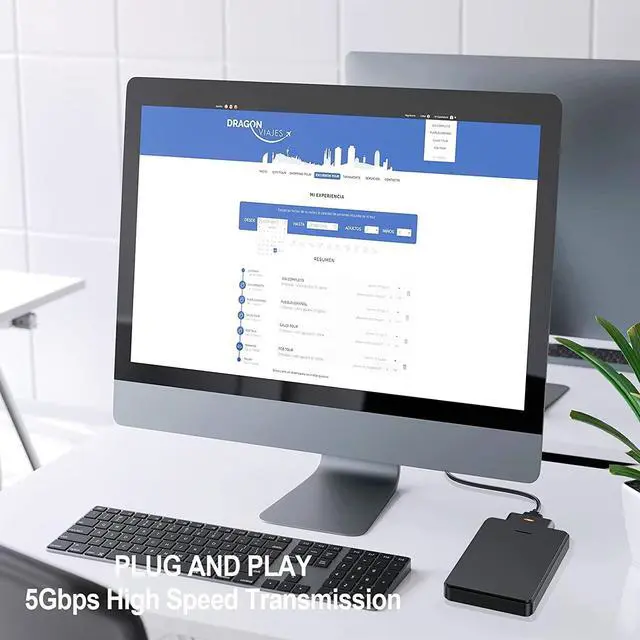 Alt view image 3 of 7 - SATA to USB 3.0 Adapter, USB to SATA III Hard Drive Adapter Cable, USB A SATA Adapter Converter Support UASP Compatible for 2.5 Inch SSD and HDD Data Transfer