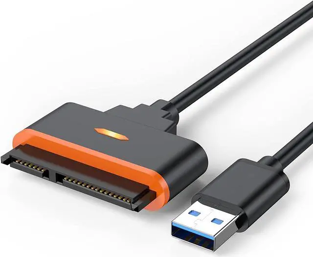 Alt view image 7 of 7 - SATA to USB 3.0 Adapter, USB to SATA III Hard Drive Adapter Cable, USB A SATA Adapter Converter Support UASP Compatible for 2.5 Inch SSD and HDD Data Transfer