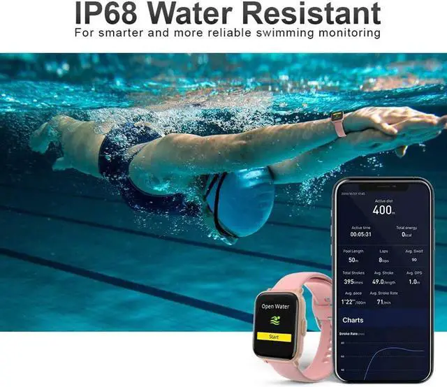 Alt view image 5 of 7 - Smart Watch, Fitness Tracker with Sleep Heart Rate Monitor for Atrial Fibrillation, Activity Tracker Pedometer Waterproof Smart Reminder for Phone