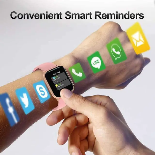 Alt view image 4 of 7 - Smart Watch, Fitness Tracker with Sleep Heart Rate Monitor for Atrial Fibrillation, Activity Tracker Pedometer Waterproof Smart Reminder for Phone