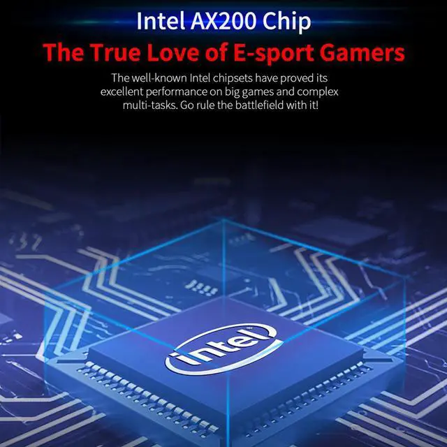 Alt view image 2 of 7 - AC3000Mbps WIFI Adapter Dual Band 3000M Highspeed Wifi 6 Network Card Desktop PCIe 802.11ax Bluetooth 5.1 AX200NGW PCI Express Wireless Adapter Network Card for Windows 10 64 bit