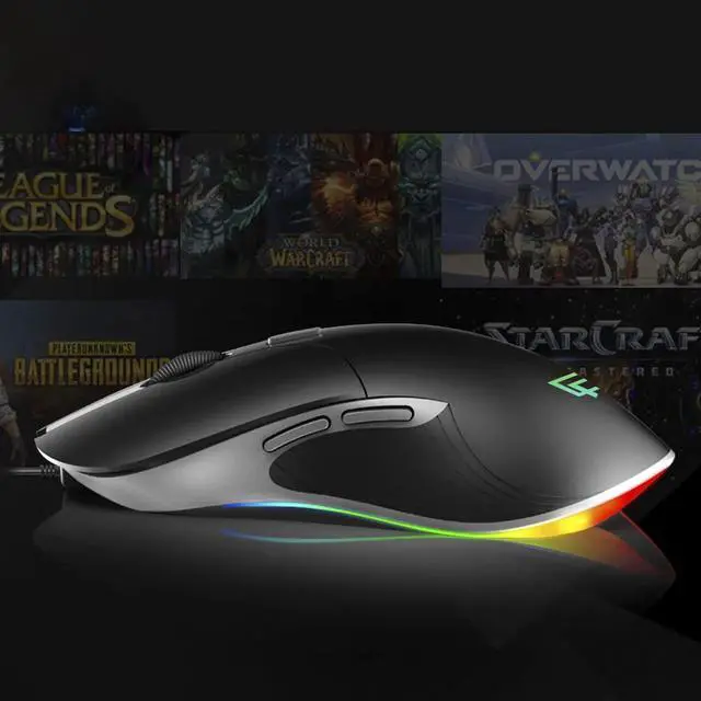 Alt view image 6 of 7 - Wired PC Mouse Gaming Mice, USB Wired Mouse 3200DPI Adjustable & 6 Programmable Buttons, Silent Click, Optical Tracking, Ergonomic, Streamlined Mouse for PC Laptop Computer Working and Gaming
