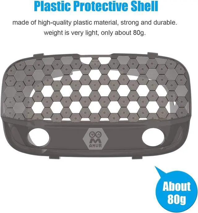 Alt view image 2 of 7 - VR Headset Protective Shell Multiple Colors Cover for Oculus Rift S Accessories (Black)