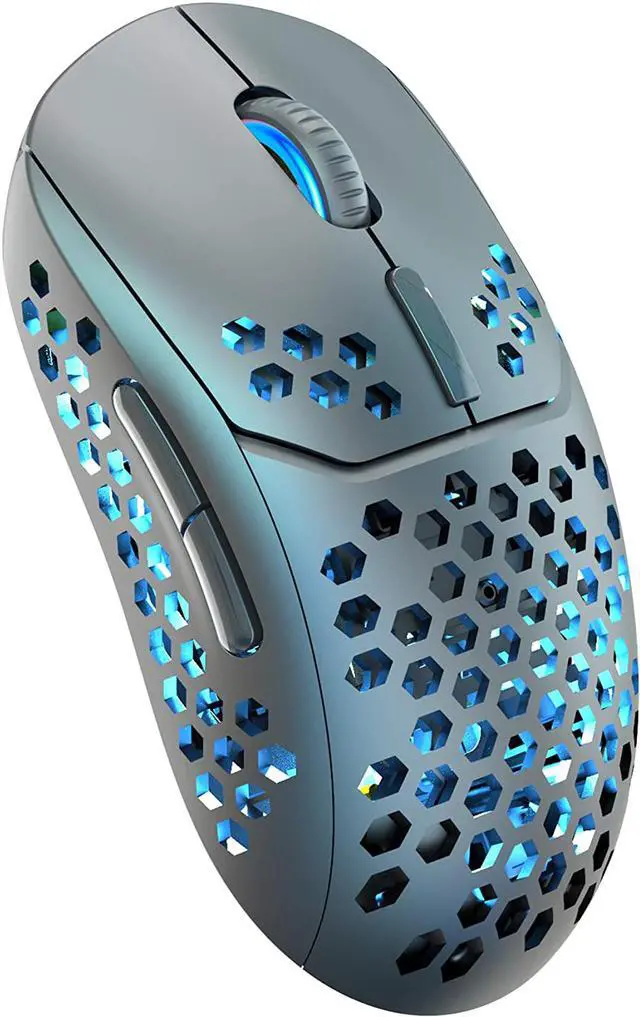 Alt view image 7 of 7 - Gaming Mice, Silent Wireless Mouse for Laptop, Honeycomb Design 2.4G USB Rechargeable Light up Cordless Mouse for Notebook,PC,Laptop,Computer, MacBook