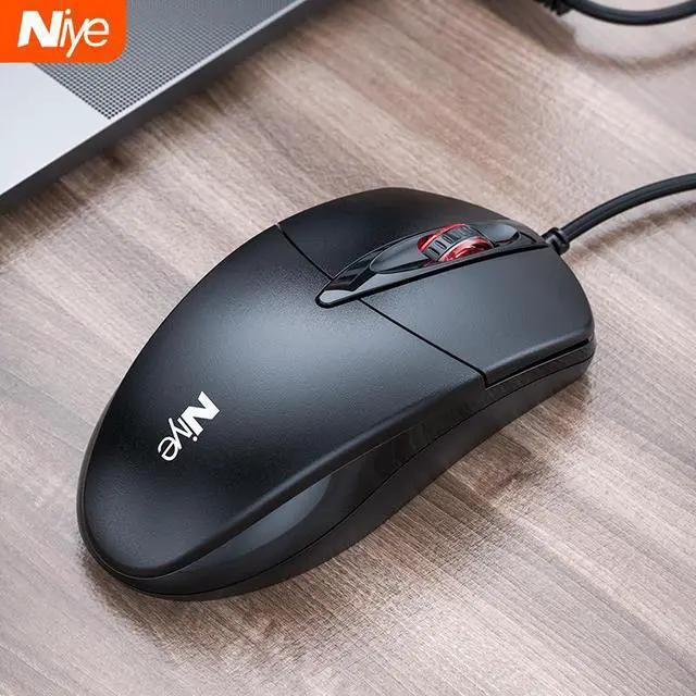 Main image of 3D USB Wired Mouse, Gaming Mouse Gamer Silent Mouses, 1000DPI Optical Wired Mouse for Home and Office, Compatible with Windows PC, Laptop, Desktop, Notebook