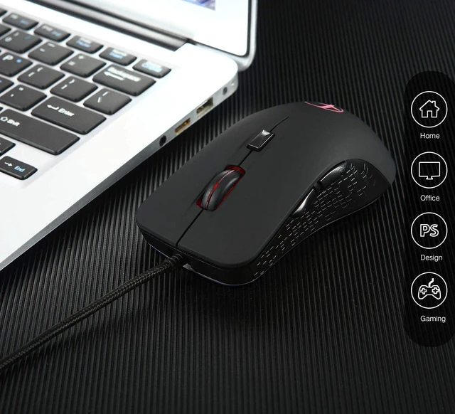 Alt view image 2 of 7 - Wired Warmer Heated Gaming Mouse, Programmable 6 Buttons, 2400 DPI, Ergonomic USB Gaming Mice for Laptop Notebook Windows PC Games