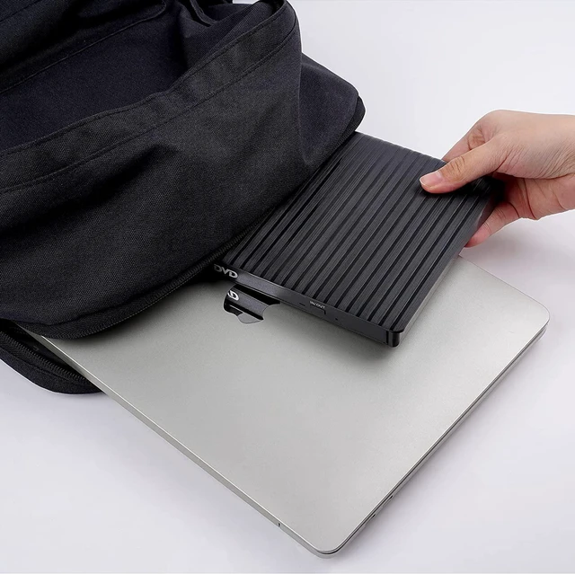 Alt view image 6 of 7 - External CD / DVD Drive for Laptop USB-C & USB 3.0 CD/DVD ROM Drive Reader Writer DVD Burner Compatible with Laptop PC MacBookMac Windows 10/8/7 Linux OS Apple