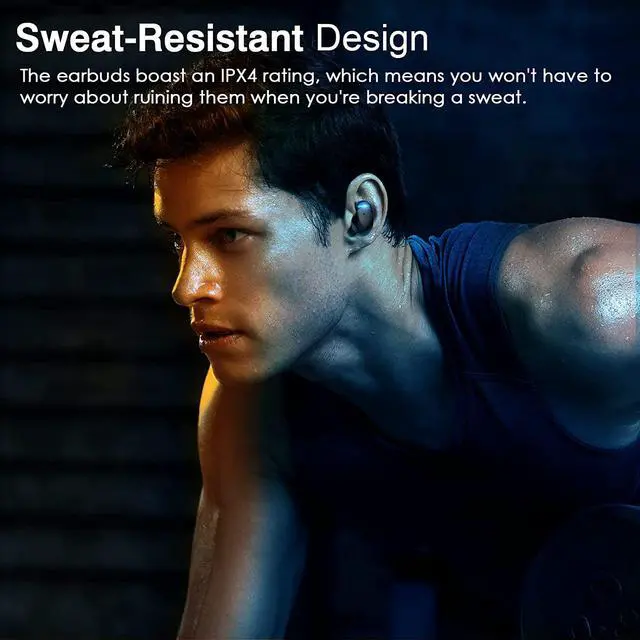 Alt view image 7 of 7 - True Wireless Earbuds, Bluetooth TWS Earbuds with Charging Case, 25H Playtime, Touch Control, Digital Display, Fast Pair, in-Ear Earphones Stereo Headset with Microphone for All Bluetooth Device