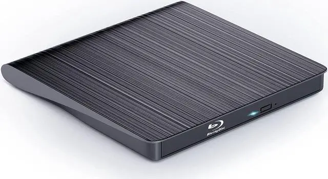 Main image of External Blu-ray CD/DVD Drive, External Blu-ray CD DVD Burner, External DVD CD Drive Portable 3D Blu Ray DVD Burner with USB3.0 and Type-C Port, Suitable for Windows XP/7/8/10 MacOS