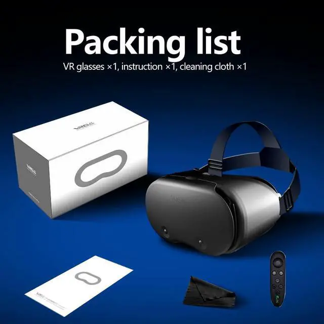 Alt view image 4 of 7 - VR Glasses, VR Headset Compatible with i-Phone & Android - Universal Virtual Reality Goggles for Kids & Adults - Your Best Mobile Games Movies, 2K Anti-Blue Lenses, Adjustable Pupil & Object Distance