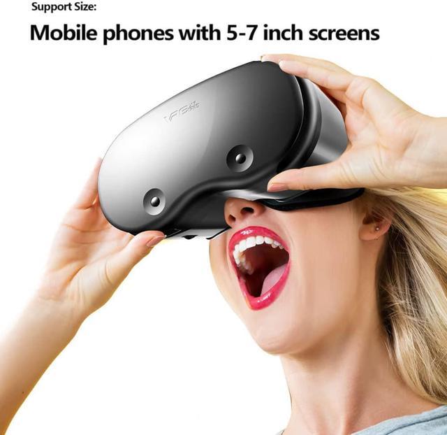 VR Glasses, 3D VR Headset Compatible with iPhone & Android