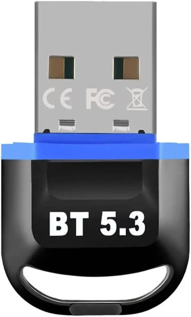 Main image of USB Bluetooth 5.3 Adapter, USB Bluetooth Receiver Supports Laptop PC Desktop Bluetooth Headset Receiving Transmitter