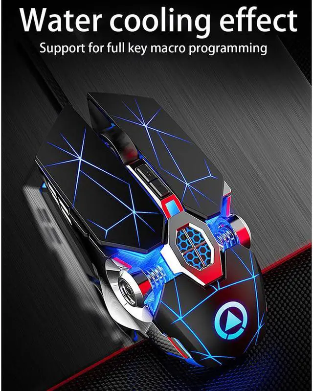 Alt view image 6 of 7 - USB Wired Gaming Mouse, 7 Buttons 1200/1600/2400/3200 DPI Adjustable LED Optical Mouse, Computer Mouse Wired Game Mice Silent USB Mouse for PC laptop Gamer