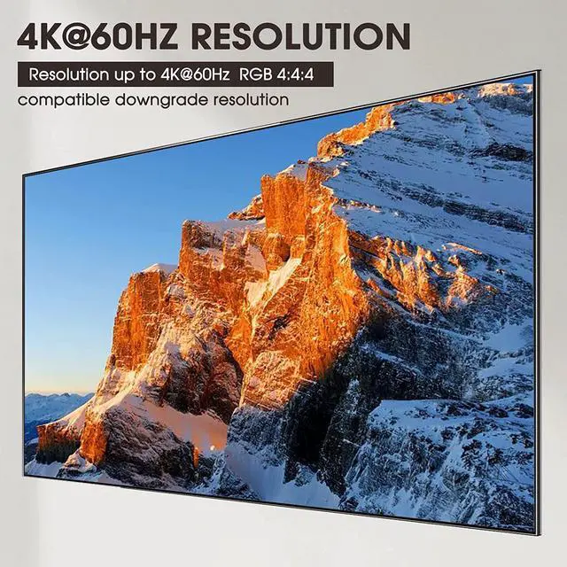 Alt view image 2 of 7 - USB 3.0 Dual Monitor KVM Switch Displayport + HDMI 4K @60Hz, 2K @120Hz, 2 Monitors 2 Computers KVM Switch for 2 Computer Share 2 Display and 4 USB3.0 Devices, Wired Remote and 4 Cables Included