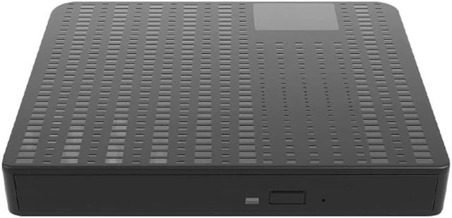Main image of External CD DVD Drive, USB 3.0 & Type-C Portable External CD DVD +/-RW Optical Drive, Portable Optical Disk Drive DVD/CD Burner, Compatible with Laptop PC Windows Linux Mac OS (Black)