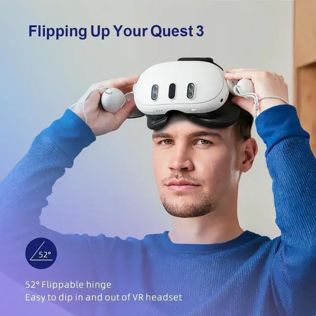 Alt view image 7 of 7 - RGB Comfort Battery Head Strap 8000mAh Compatible with Me-ta Quest 3 Accessories, Battery Pack Elite Strap Replacement for Enhanced Support and Extend Playtime in VR  (White)