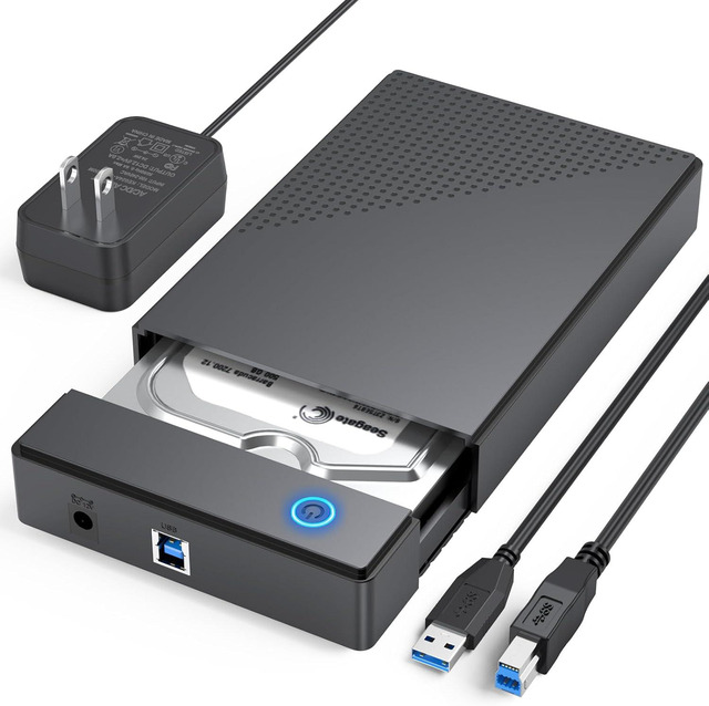 2.5" SATA USB 3.0 External Hard Drive Enclosure Adapter For HDD/SSD – With Cable