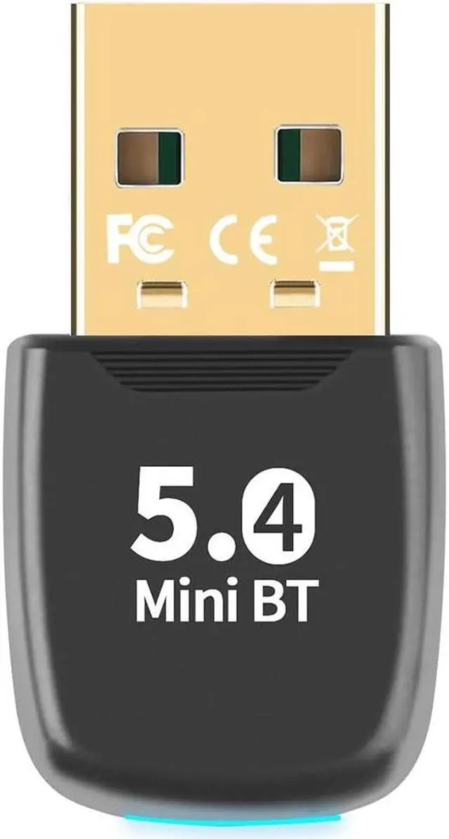 Main image of AUTYUE Bluetooth 5.4 USB Adapter, 20M Range Wireless Transmitter Bluetooth 5.4 Adapter Dongle for Computer Desktop Windows 11 10 8.1 7, Plug Play, Pair w/Headset Headphones Speaker Keyboard Mouse