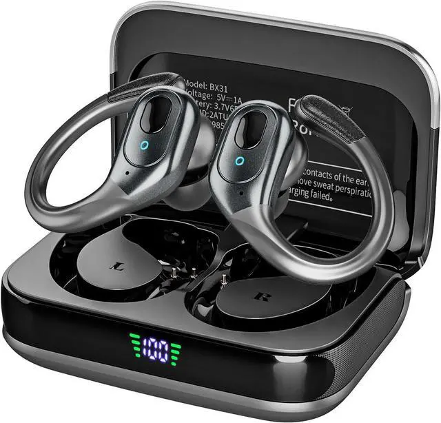 Main image of AUTYUE True Wireless Earbuds, 75H Playtime Bluetooth 5.3 Headphones, IP7 Waterproof Bluetooth Headset for Sports, Running, Bluetooth Wireless in Ear Earphones for iOS/Android Cellphones